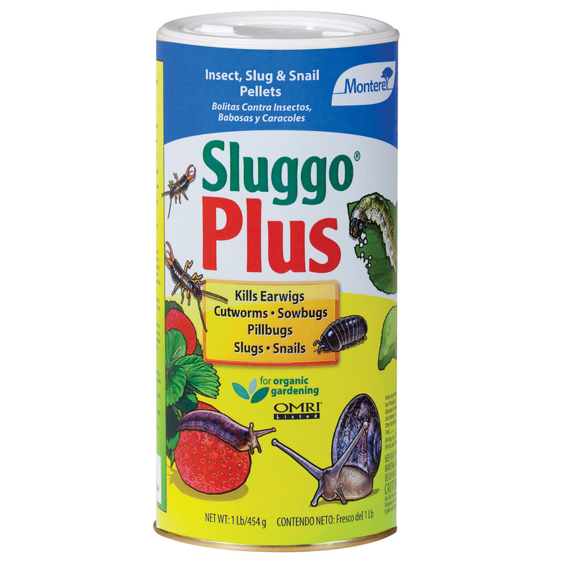 Monterey® Sluggo® Plus Snail & Slug Bait  - 1lb - Pellets - OMRI Listed®