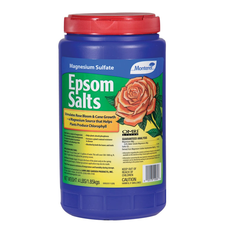 Monterey® Epsom Salts Magnesium Sulfate  - 4lb - OMRI Listed®