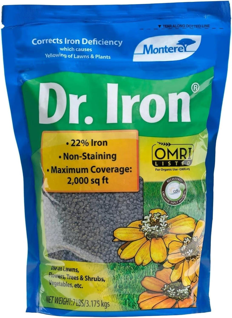 Monterey® Dr. Iron®  - 7lb - Resealable Bag - 22% Iron - 55% sulfur - OMRI Listed®