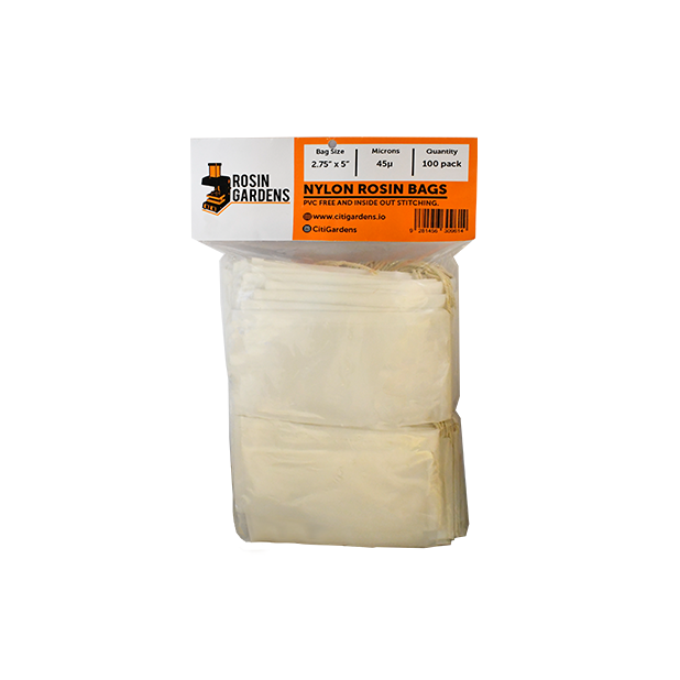 45 Micron Nylon Rosin Bags (100 pk) Screen Heat Press 2.75" x 5" - Hydro4Less