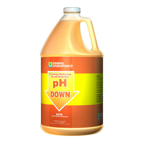 General Hydroponics pH Down 1 Gallon (Acid) - Hydro4Less