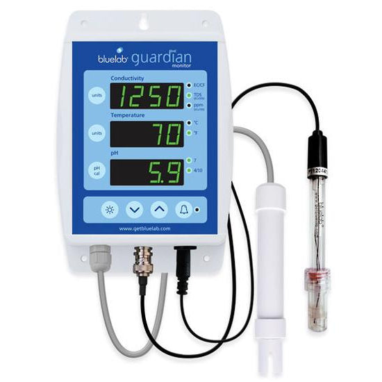BlueLab Guardian Monitor - pH Temp EC Conductivity Meter Hydroponic - Hydro4Less