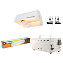 Light System Bundle Kit HPS Bulb Radiant Hood 1000w Ballast 120/240v w/ Ratchets - TheHydroPlug