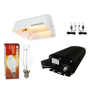 Light System Bundle Kit HPS Bulb 750w Digital Ballast 240v Radiant Reflector - TheHydroPlug