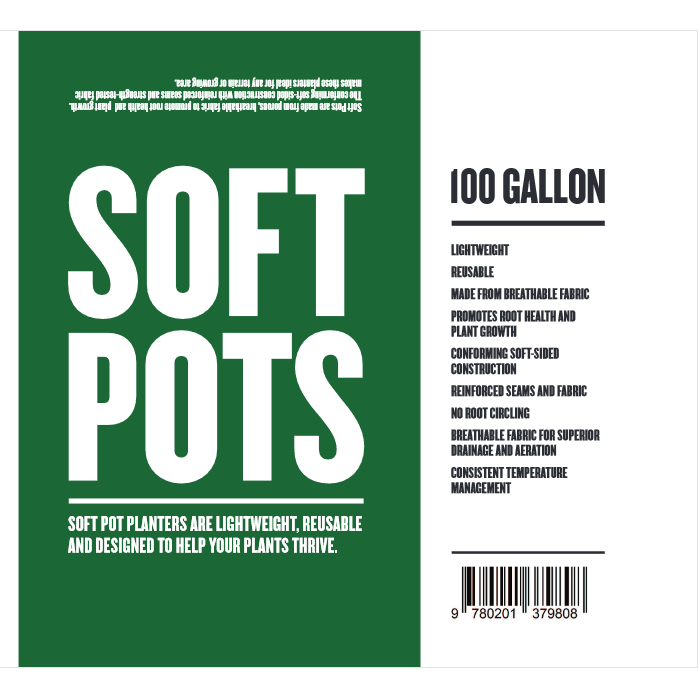 Soft Pot 100 Gallon - Hydro4Less