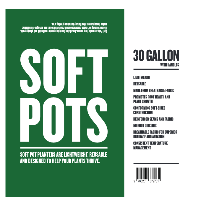 Soft Pot 30 Gallon - Hydro4Less