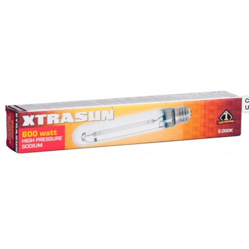 Xtrasun High Pressure Sodium (HPS) Lamp, 600W, 2000K - Hydro4Less