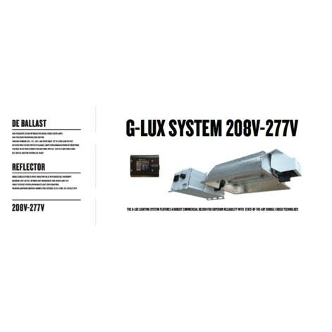 G-Lux System 1000w 208-277v Double-Ended Light Horizontal Ballast - Hydro4Less