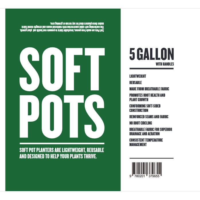Soft Pot 5 Gallon - Hydro4Less