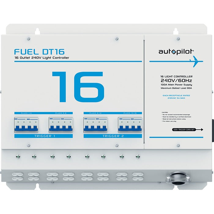 Autopilot FUEL DT16 - 16 Light Controller with Dual Trigger Cord, 240V