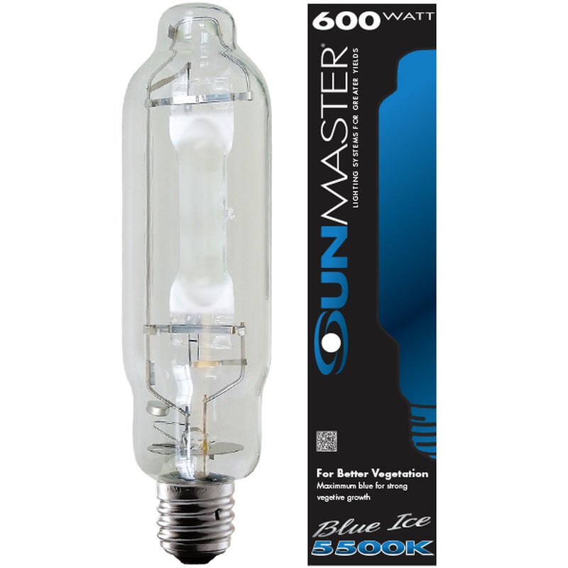 SUNMASTER 600W ANSI S106/E Blue Ice 5500K Pulse Start Grow Lamp