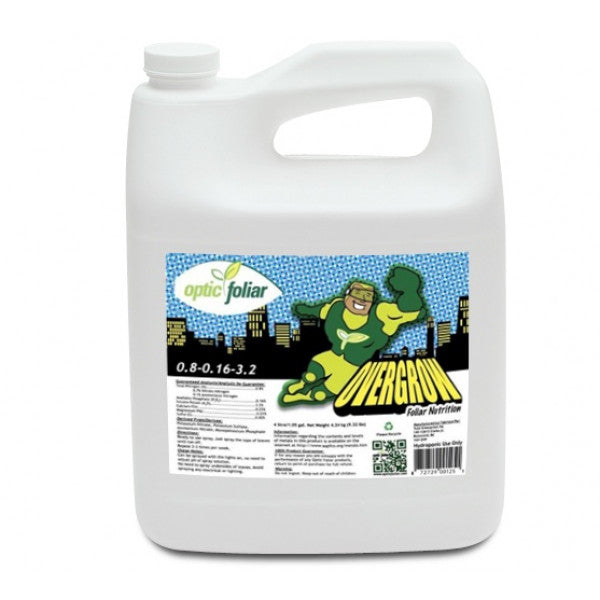 Optic Foliar - Overgrow Multipurpose READY TO USE Foliar Preformance Spray 4L - TheHydroPlug