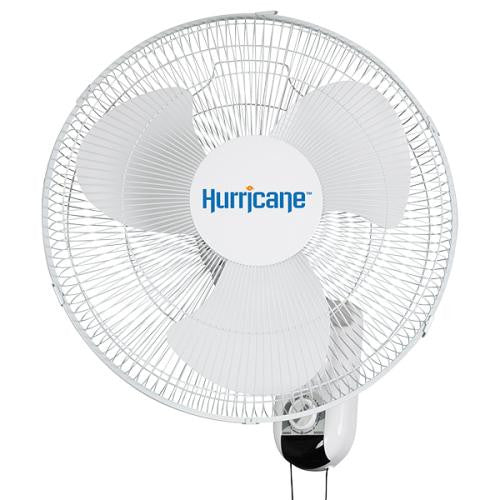 Hurricane Classic 16-Inch Wall Mount Oscillating Fan - Hydro4Less